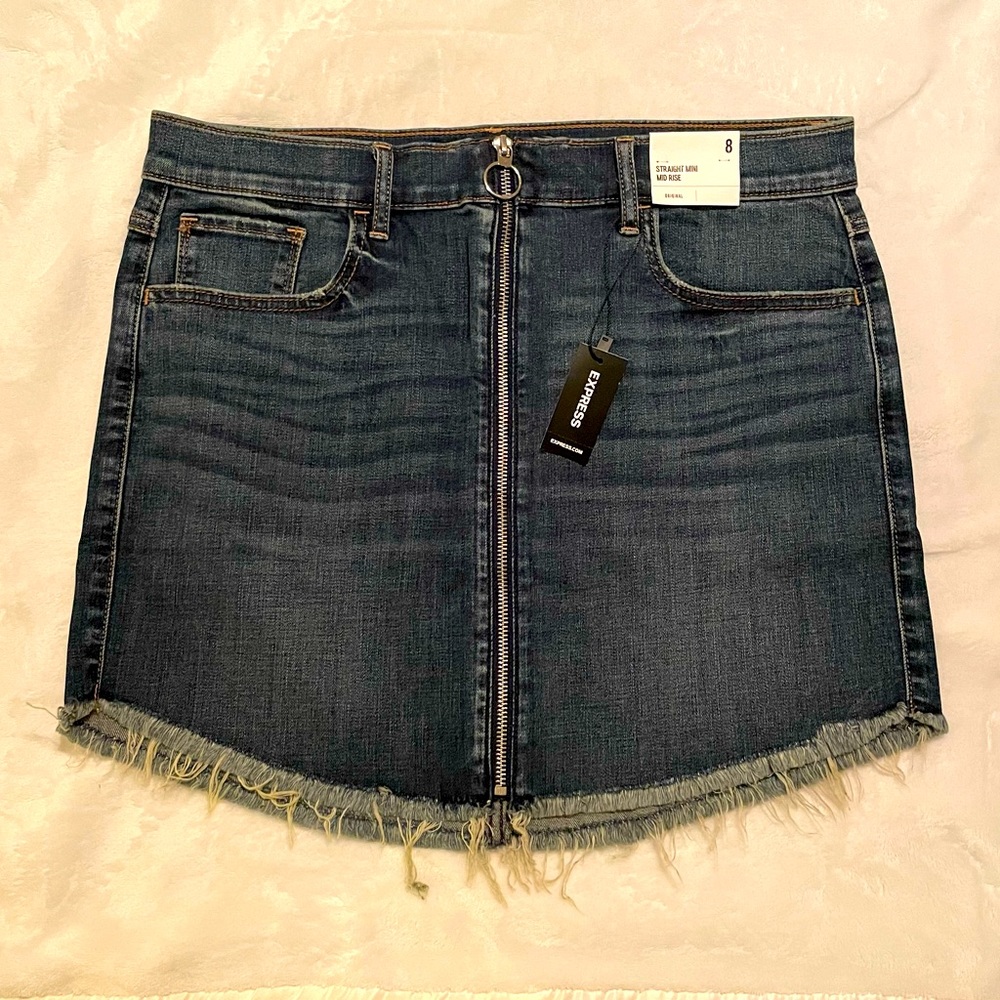 Express denim skirt